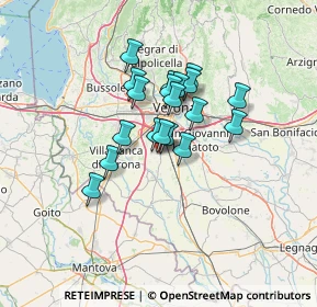 Mappa Via Savonarola, 37060 Castel D'Azzano VR, Italia (9.37263)