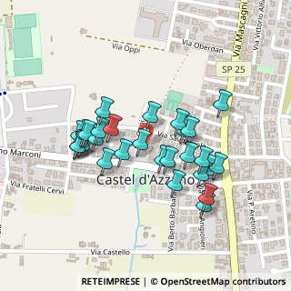 Mappa Via Savonarola, 37060 Castel D'Azzano VR, Italia (0.2069)