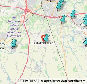 Mappa Via Savonarola, 37060 Castel D'Azzano VR, Italia (7.0295)