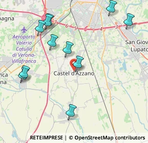 Mappa Via Savonarola, 37060 Castel D'Azzano VR, Italia (4.67636)