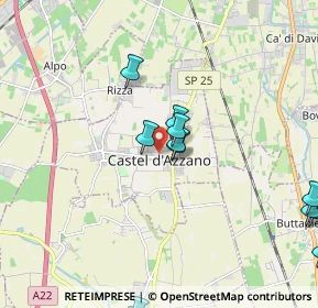 Mappa Via Savonarola, 37060 Castel D'Azzano VR, Italia (2.46583)