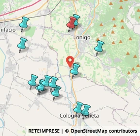 Mappa Via Risaie, 36045 Lonigo VI, Italia (4.42143)