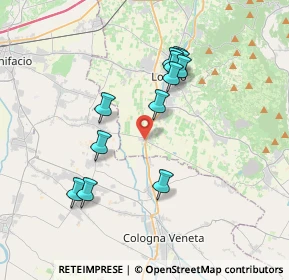 Mappa Via Risaie, 36045 Lonigo VI, Italia (3.36917)