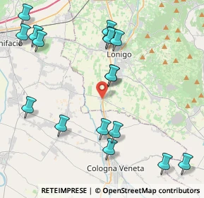 Mappa Via Risaie, 36045 Lonigo VI, Italia (4.90471)