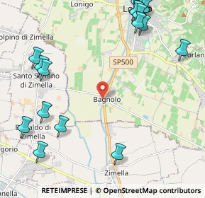 Mappa Via Risaie, 36045 Lonigo VI, Italia (3.0425)