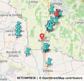 Mappa Via Risaie, 36045 Lonigo VI, Italia (1.7325)