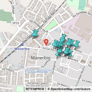 Mappa Via San Rocco, 25025 Manerbio BS, Italia (0.207)
