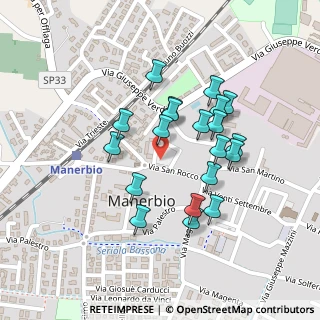 Mappa Via San Rocco, 25025 Manerbio BS, Italia (0.1965)