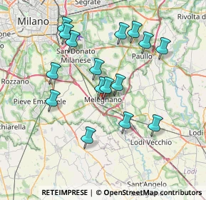 Mappa Via Conciliazione, 20077 Melegnano MI, Italia (7.05125)