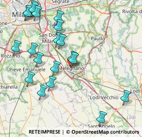 Mappa Via Conciliazione, 20077 Melegnano MI, Italia (9.455)