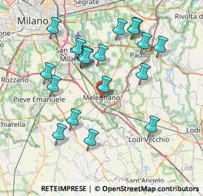 Mappa Via Conciliazione, 20077 Melegnano MI, Italia (7.71526)