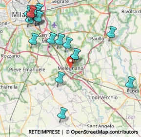 Mappa Via Conciliazione, 20077 Melegnano MI, Italia (9.945)