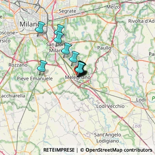 Mappa Via Conciliazione, 20077 Melegnano MI, Italia (3.66692)