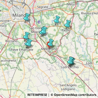 Mappa Via Conciliazione, 20077 Melegnano MI, Italia (7.74417)