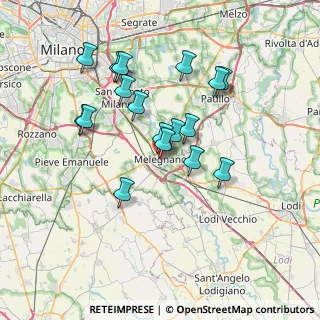 Mappa Via Conciliazione, 20077 Melegnano MI, Italia (6.51059)