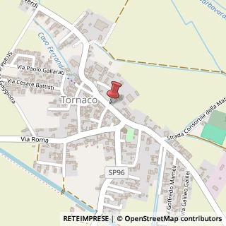 Mappa Via IV Novembre, 9, 28070 Tornaco, Novara (Piemonte)