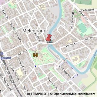 Mappa Via Paolo Frisi, 42, 20077 Melegnano, Milano (Lombardia)