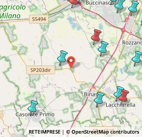 Mappa Piazza A. Moro, 20082 Noviglio MI, Italia (6.899)