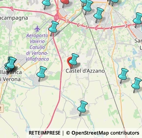 Mappa Via Ugo Foscolo, 37060 Castel d'Azzano VR, Italia (6.296)