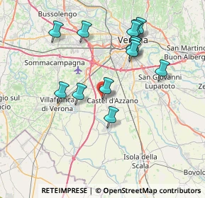 Mappa Via Ugo Foscolo, 37060 Castel d'Azzano VR, Italia (7.38538)