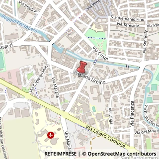 Mappa Via Carlo Urbino, 23, 26013 Crema, Cremona (Lombardia)