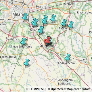 Mappa Via Martiri della Libertà, 20077 Melegnano MI, Italia (6.46632)