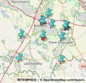 Mappa Via Giotto, 20080 Basiglio MI, Italia (3.68385)