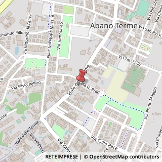 Mappa Via Prati, 4, 35031 Abano Terme, Padova (Veneto)