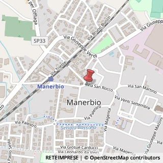 Mappa Via San Rocco, 33, 25025 Manerbio, Brescia (Lombardia)