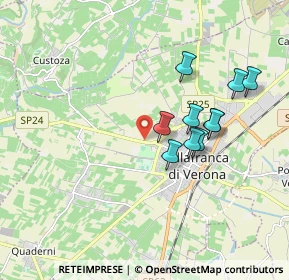 Mappa Via Custoza, 37060 Trevenzuolo VR, Italia (1.88364)
