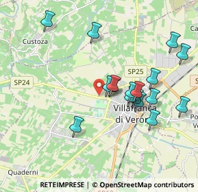 Mappa Via Custoza, 37060 Trevenzuolo VR, Italia (1.84824)