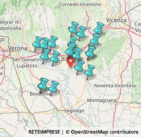 Mappa Via Sanguane, 37040 Arcole VR, Italia (10.927)