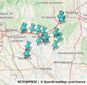 Mappa Via Sanguane, 37040 Arcole VR, Italia (12.0435)