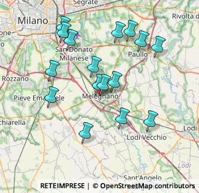 Mappa Piazza IV Novembre, 20077 Melegnano MI, Italia (7.05)