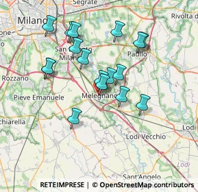 Mappa Piazza IV Novembre, 20077 Melegnano MI, Italia (6.50765)