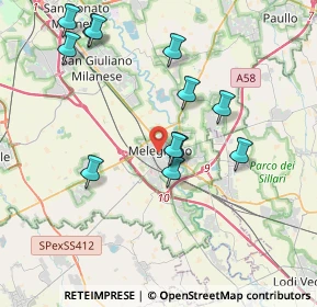 Mappa Piazza IV Novembre, 20077 Melegnano MI, Italia (3.92917)