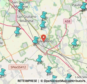 Mappa Piazza 4 Novembre, 20077 Melegnano MI, Italia (6.62438)