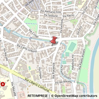 Mappa Via Carlo Urbino,  7, 26013 Crema, Cremona (Lombardia)