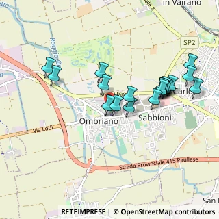 Mappa Via Ombrianello, 26013 Crema CR, Italia (0.8755)
