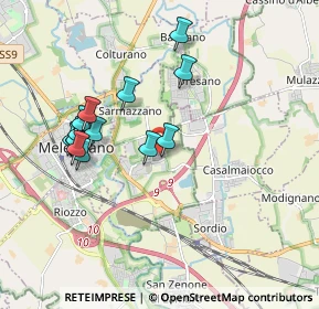 Mappa Via Garibaldi, 20070 Vizzolo Predabissi MI, Italia (1.76143)