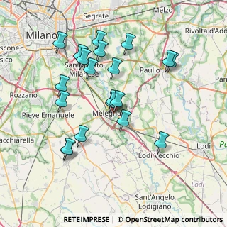 Mappa Via Antonio Gramsci, 20077 Melegnano MI, Italia (7.3185)
