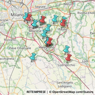 Mappa Via Antonio Gramsci, 20077 Melegnano MI, Italia (6.55333)