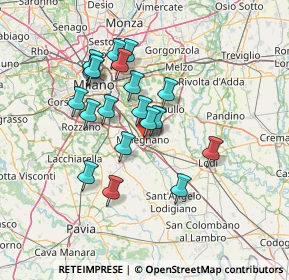 Mappa Via Antonio Gramsci, 20077 Melegnano MI, Italia (12.02895)