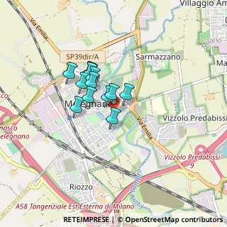 Mappa Via Antonio Gramsci, 20077 Melegnano MI, Italia (0.57846)