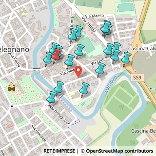 Mappa Via Antonio Gramsci, 20077 Melegnano MI, Italia (0.2305)