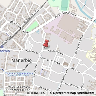 Mappa Via San Martino, 76, 25025 Manerbio, Brescia (Lombardia)