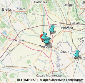 Mappa Via Giuseppe Verdi, 13030 Caresanablot VC, Italia (31.65538)