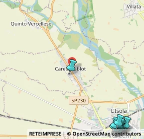 Mappa Via Giuseppe Verdi, 13030 Caresanablot VC, Italia (4.1085)
