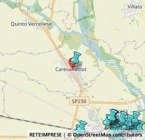 Mappa Via Giuseppe Verdi, 13030 Caresanablot VC, Italia (3.959)