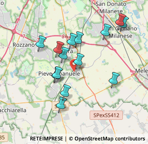 Mappa Locate Di Triulzi, 20085 Locate di Triulzi MI, Italia (3.40643)